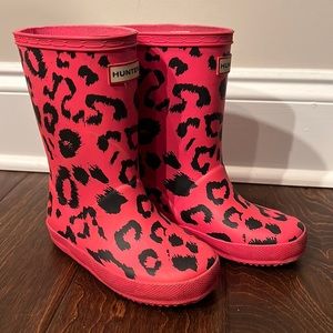 Toddler Girls Hunter Rain boots US Size 10